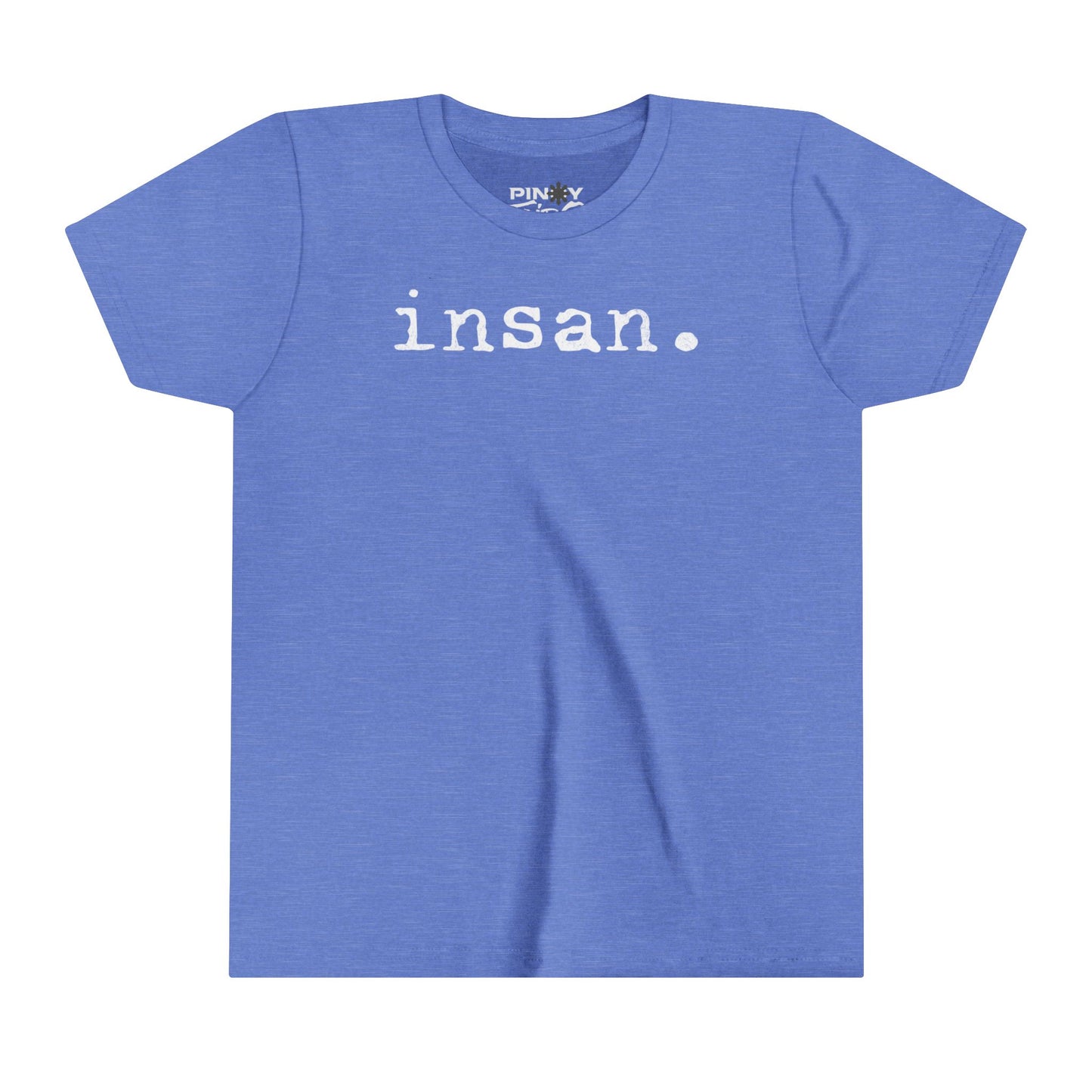 Insan Typewriter Text Youth Tee
