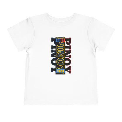 Pinoy Vertical Tri-Color Toddler Tee