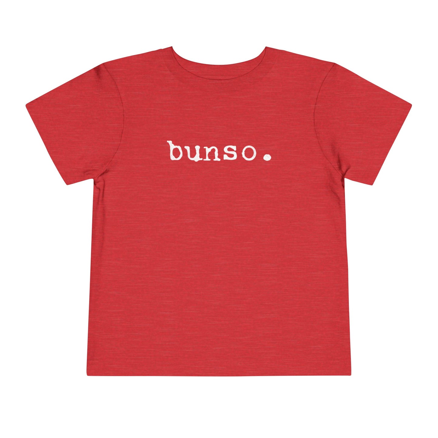 Bunso Typewriter Text Toddler Tee