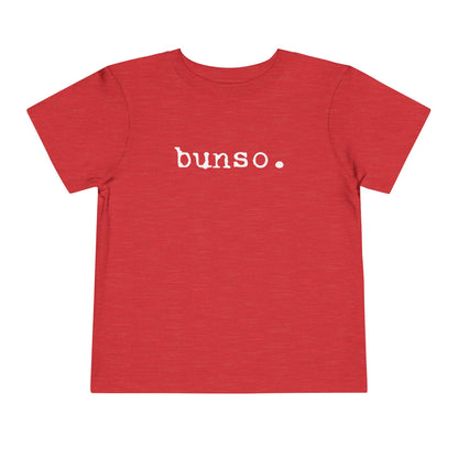 Bunso Typewriter Text Toddler Tee