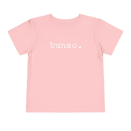 Bunso Typewriter Text Toddler Tee