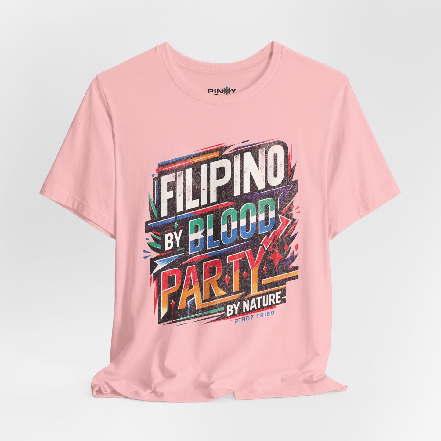 Filipino By Blood Distressed Style Tee (W)