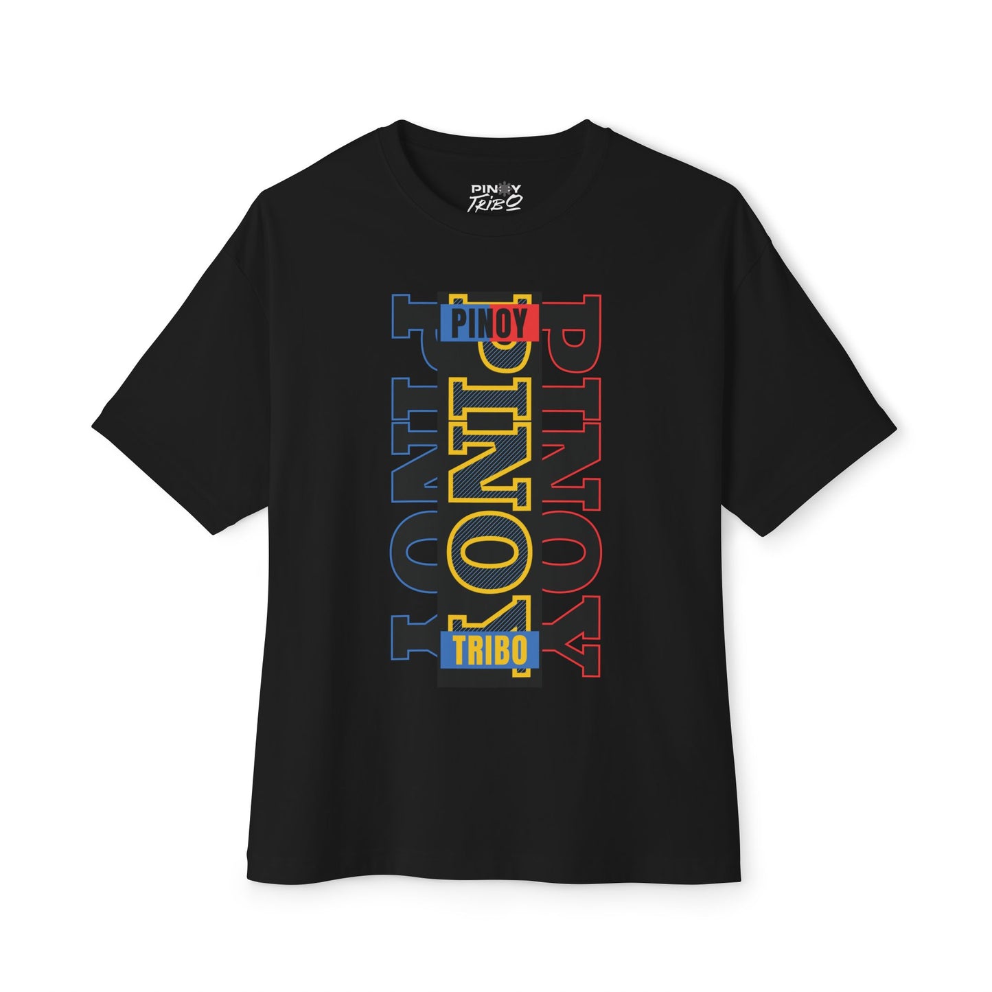 Pinoy Vertical Tri-Color Streetwear Tee