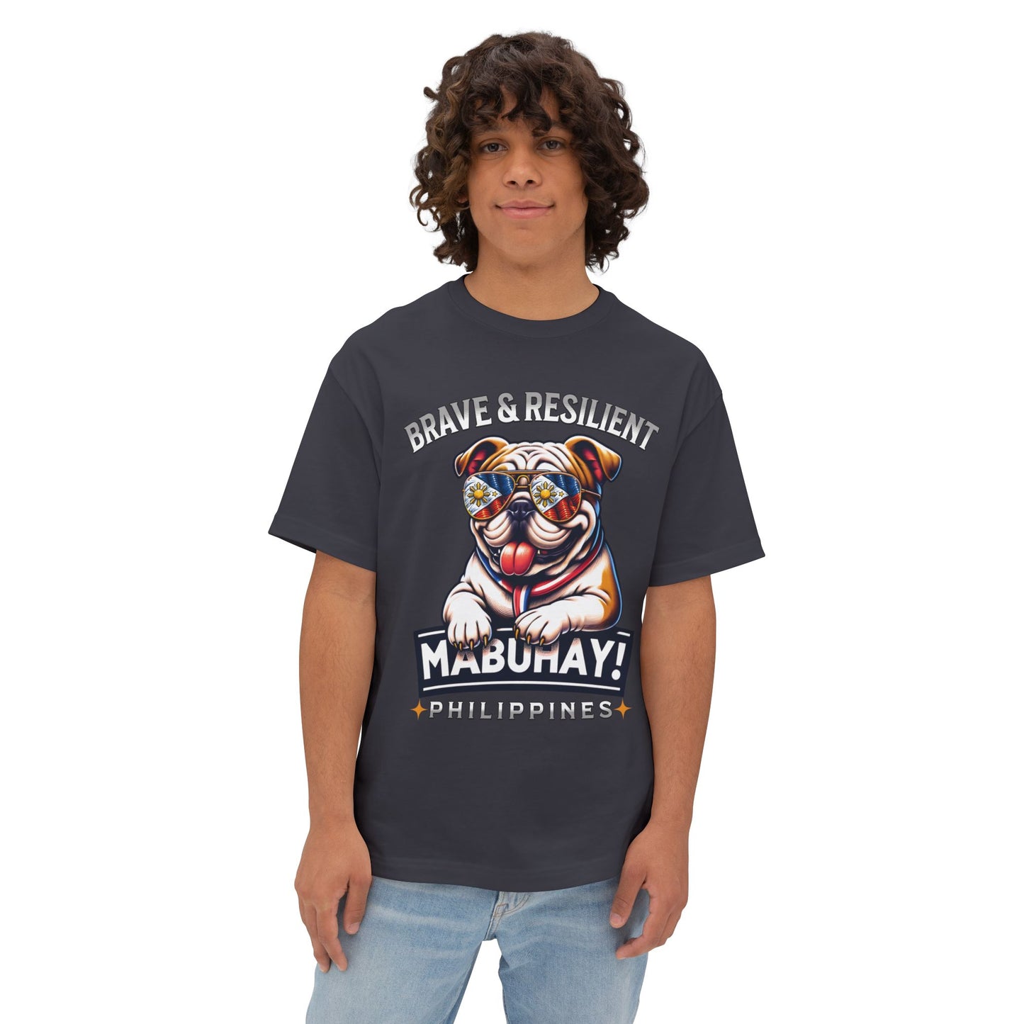 Bulldog Brave & Resilient Streetwear Tee