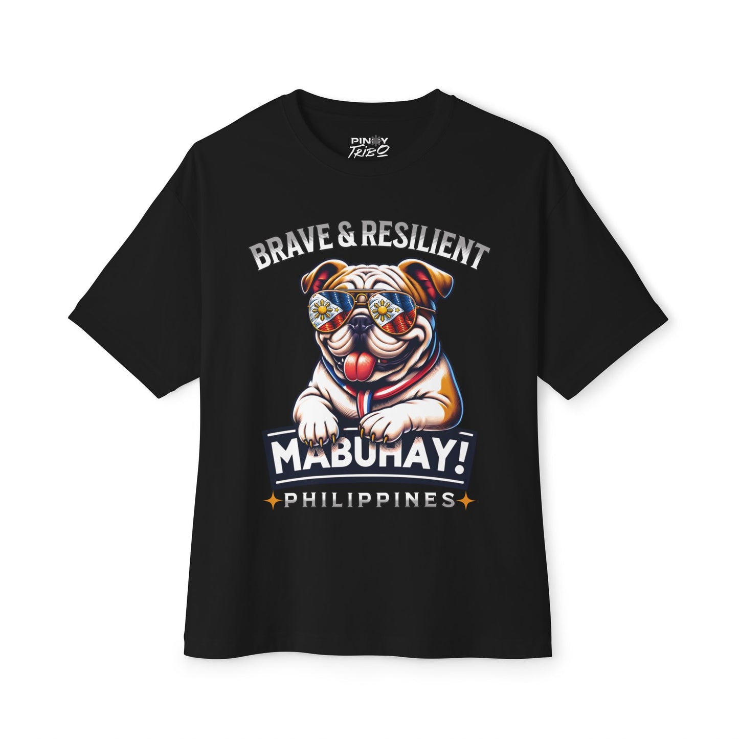 Bulldog Brave & Resilient Streetwear Tee