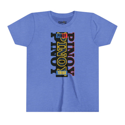 Pinoy Vertical Tri-Color Youth Tee