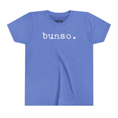 Bunso Typewriter Text Youth Tee