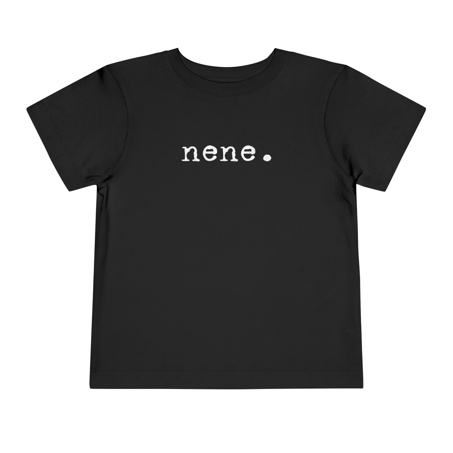 Nene Typewriter Text Toddler Tee