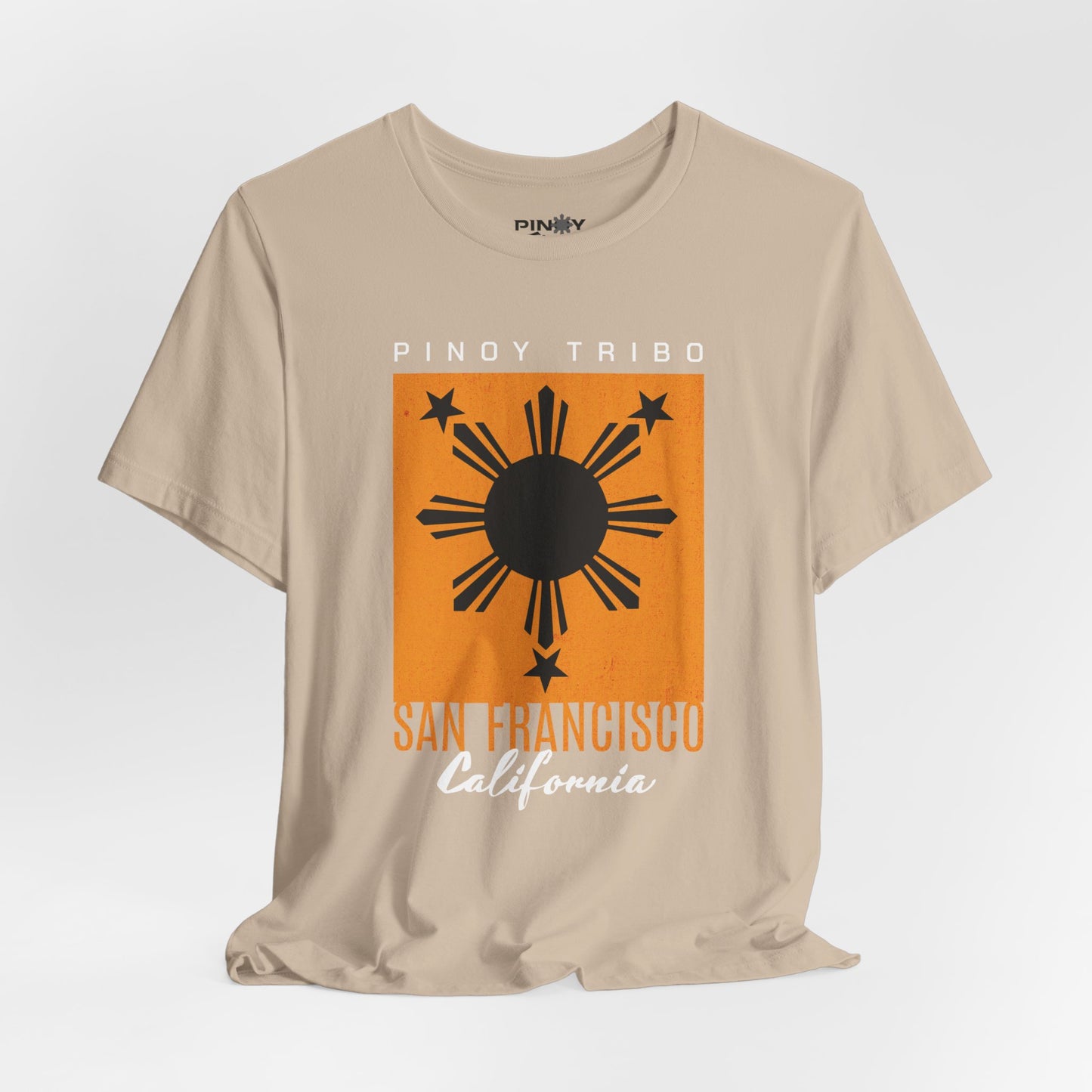 San Francisco California Minimalist Sun Tri-Star Tee (W)