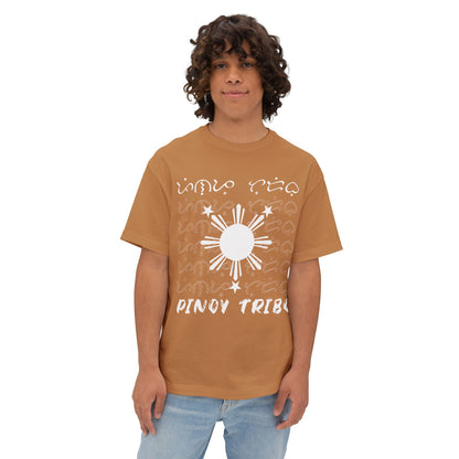 Cascading Baybayin Sun Tri-Stars Streetwear Tee