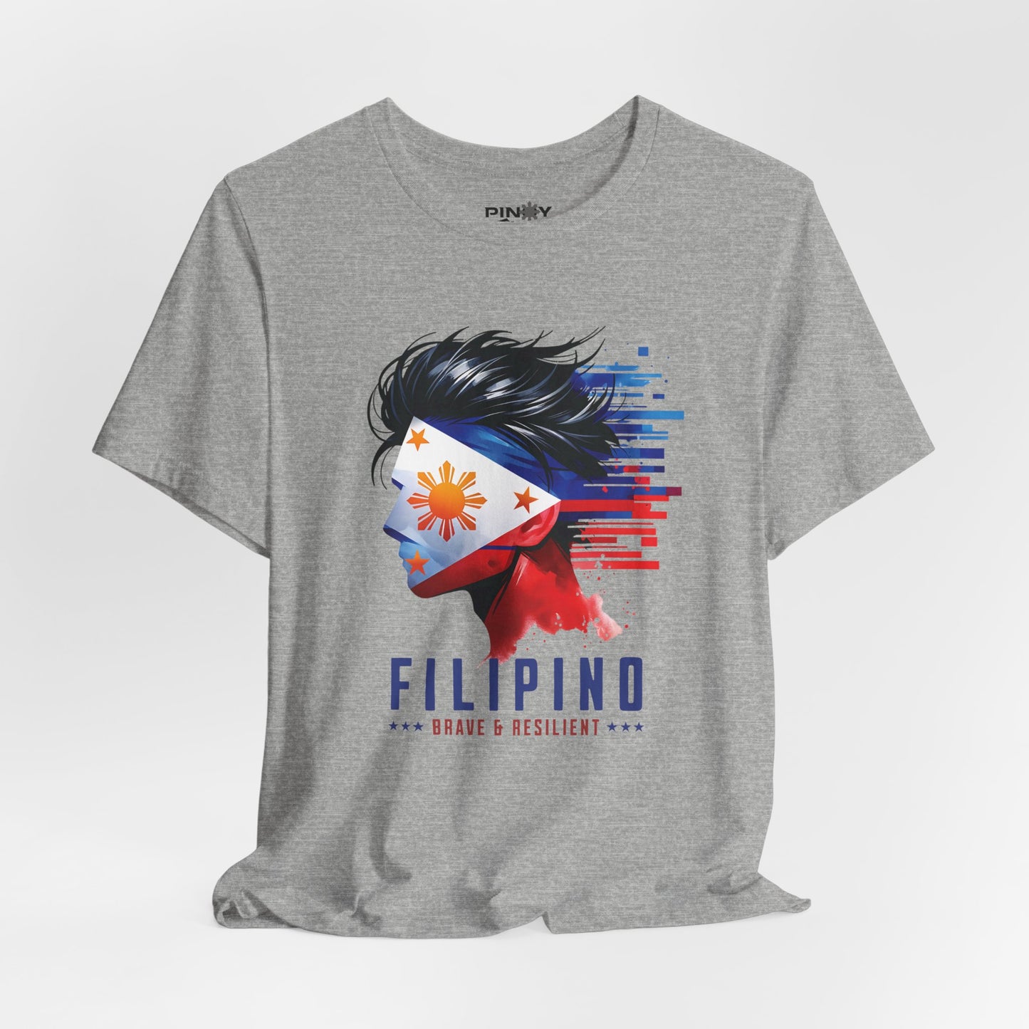 Filipino Face Abstract flag Tee (W)