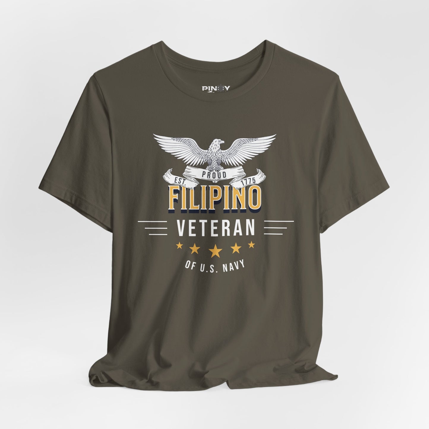 Proud Filipino Veteran US Navy Tee