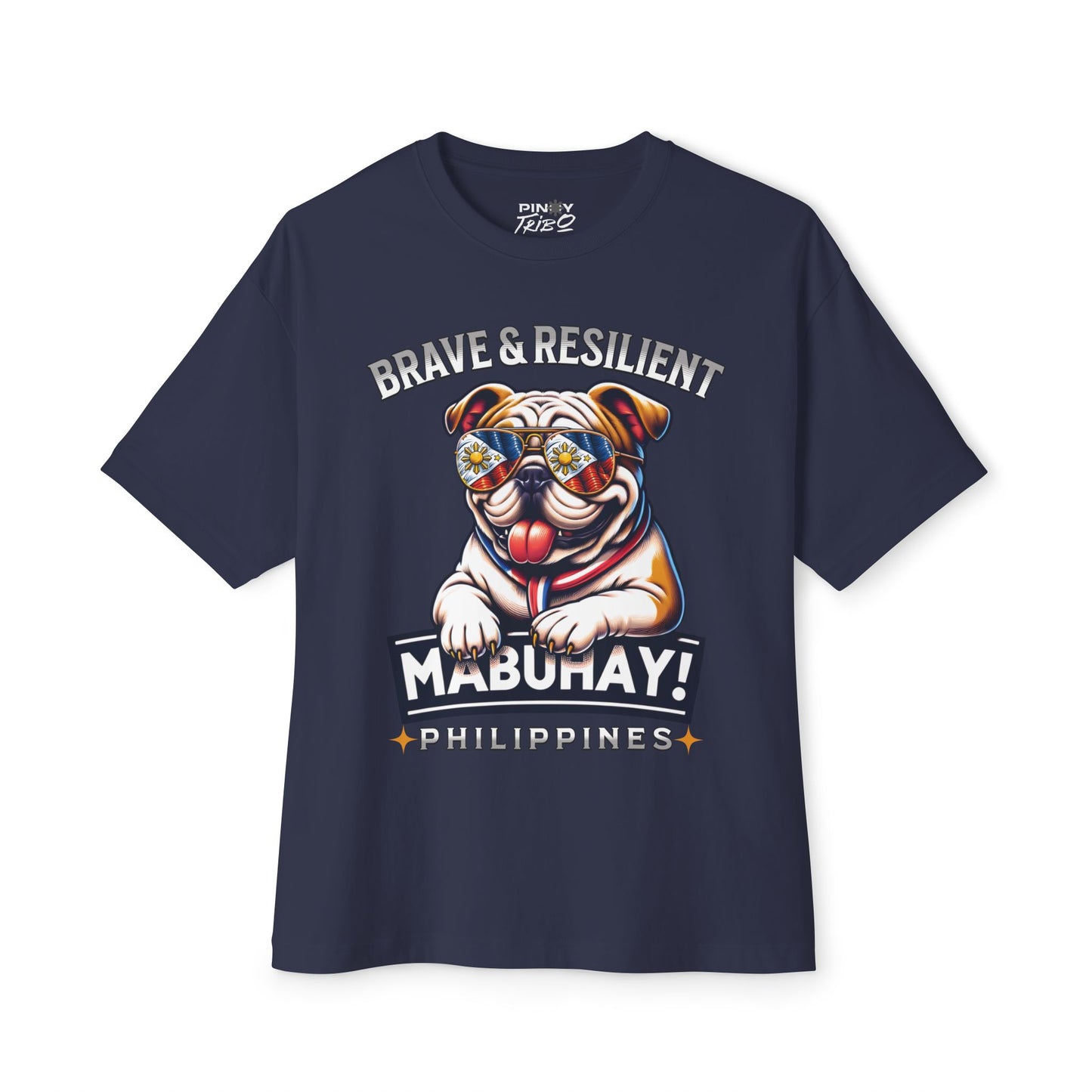 Bulldog Brave & Resilient Streetwear Tee