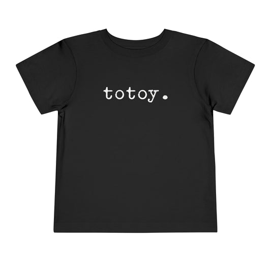 Totoy Typewriter Text Toddler Tee