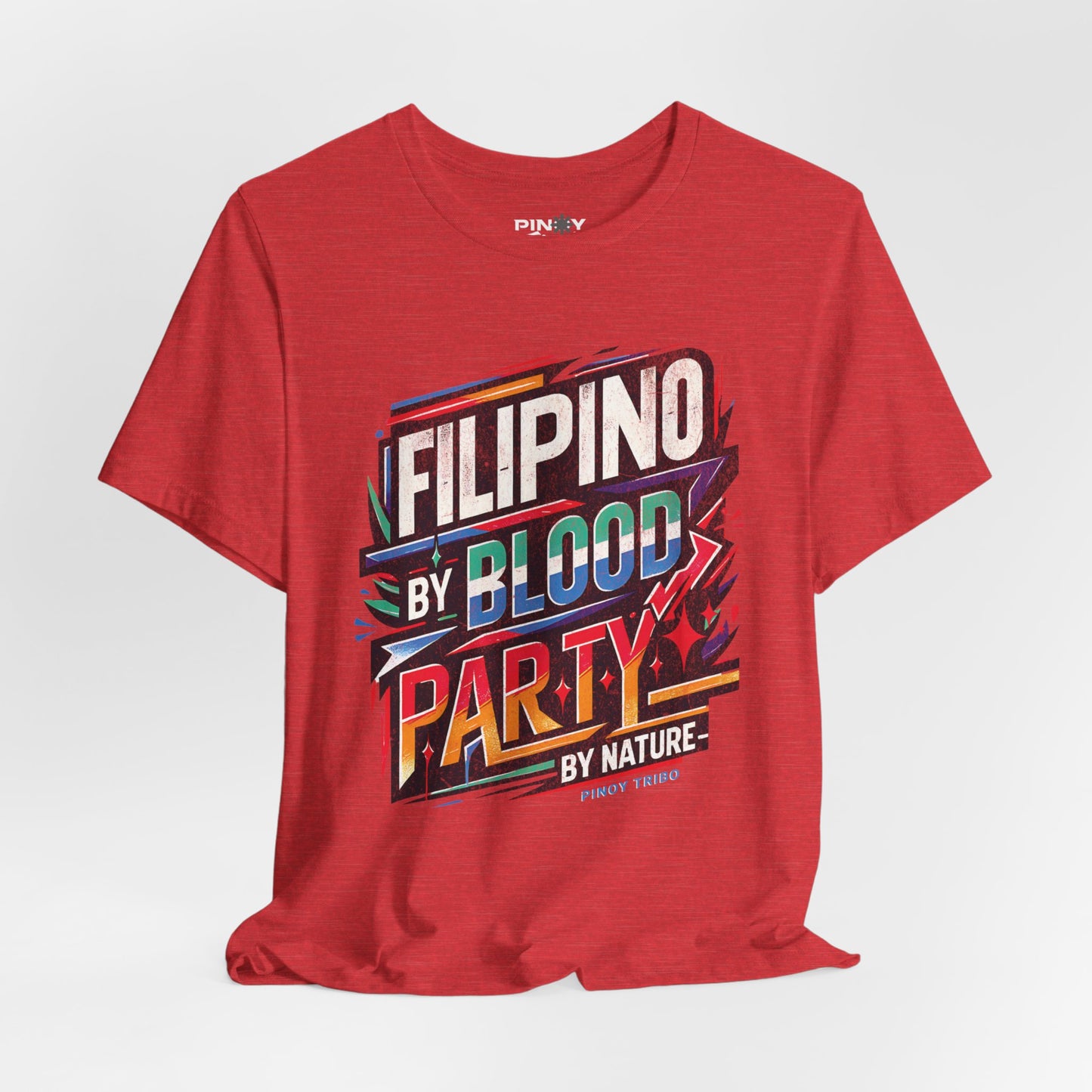 Filipino By Blood Distressed Style Tee (W)