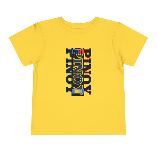 Pinoy Vertical Tri-Color Toddler Tee