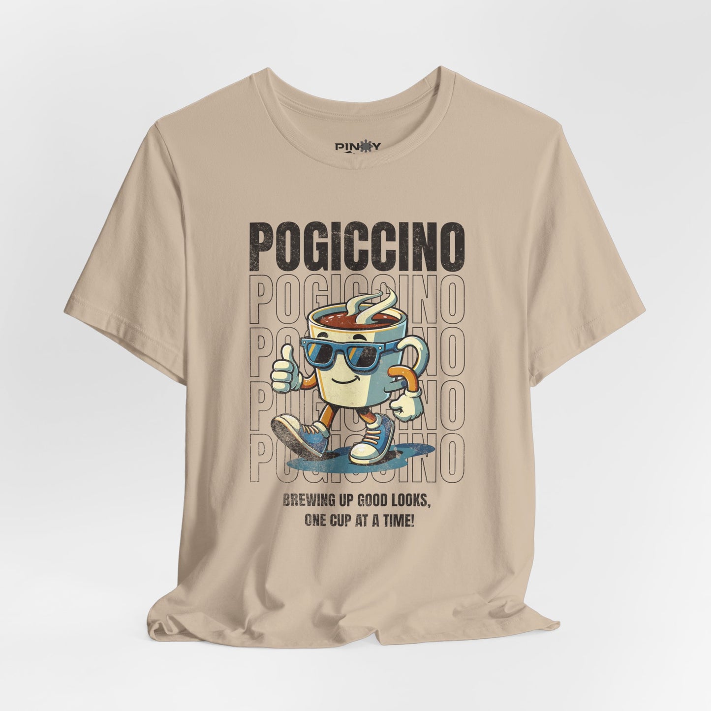 Pogi Cappuccino Vintage Style Tee