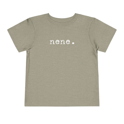 Nene Typewriter Text Toddler Tee