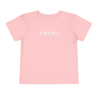 Nene Typewriter Text Toddler Tee