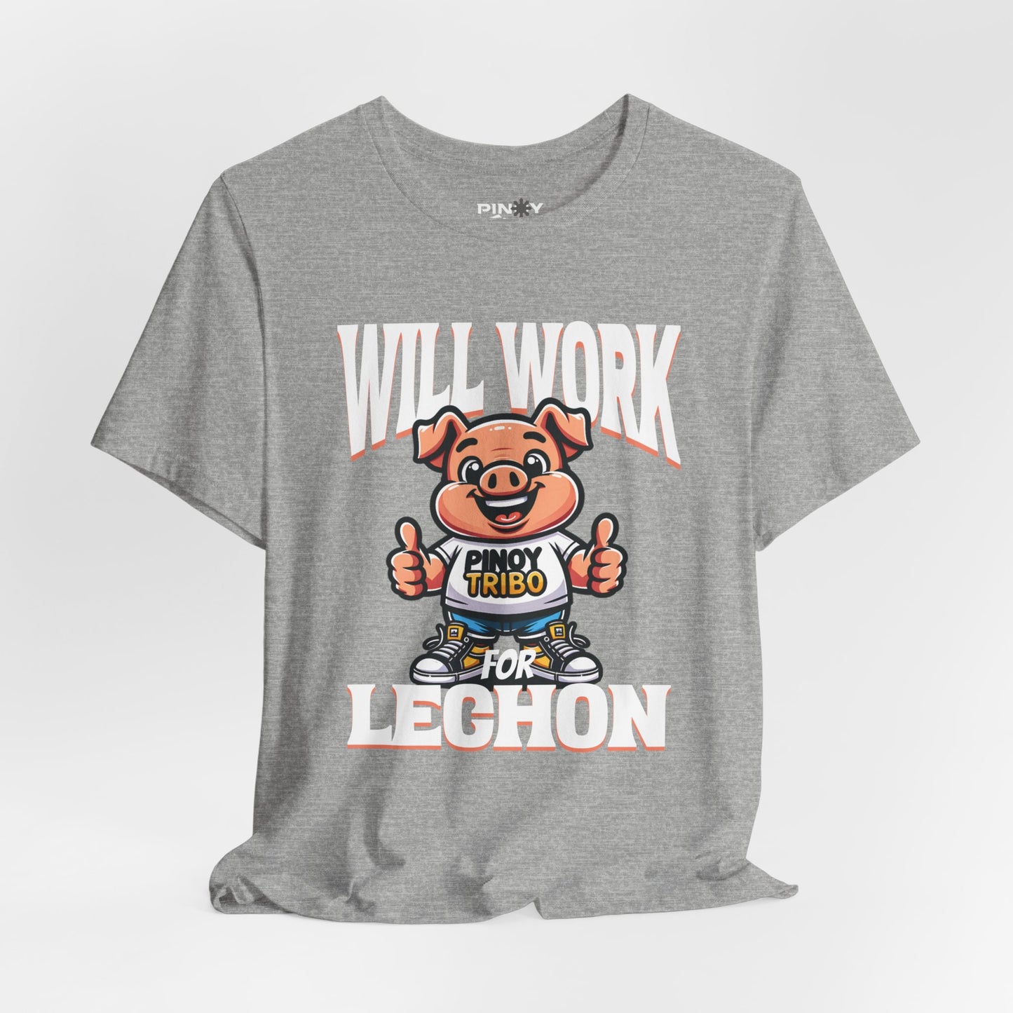 Will Work for Lechon Tee (W)