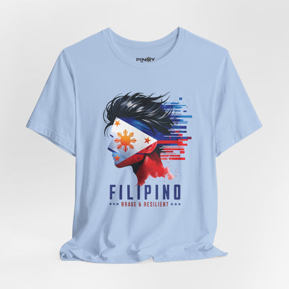 Filipino Face Abstract flag Tee (W)