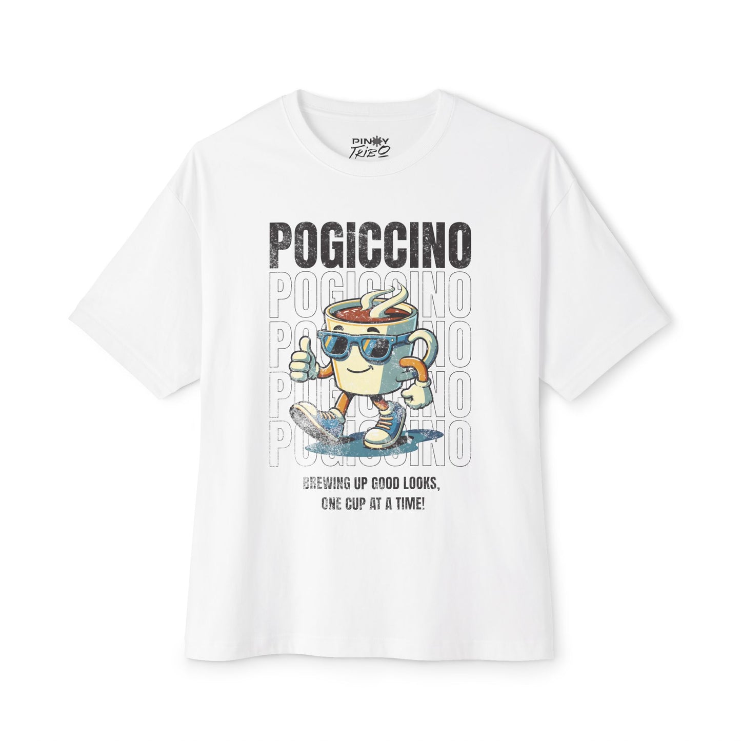 Pogi Cappuccino Vintage Style Streetwear Tee