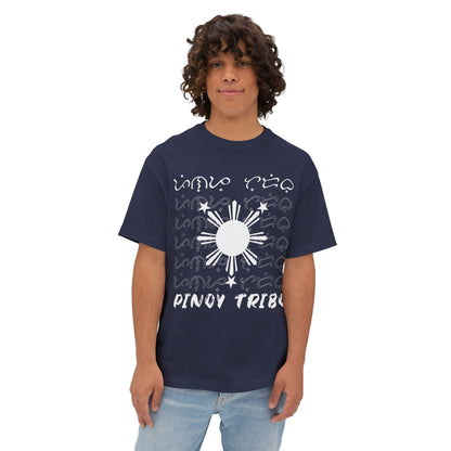 Cascading Baybayin Sun Tri-Stars Streetwear Tee