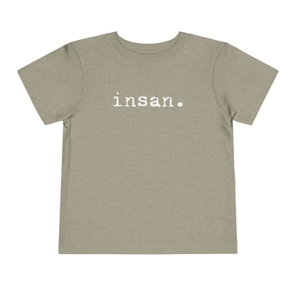 Insan Typewriter Text Toddler Tee