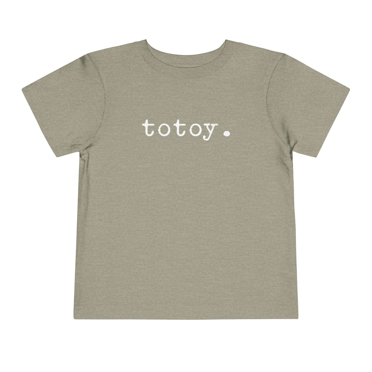 Totoy Typewriter Text Toddler Tee