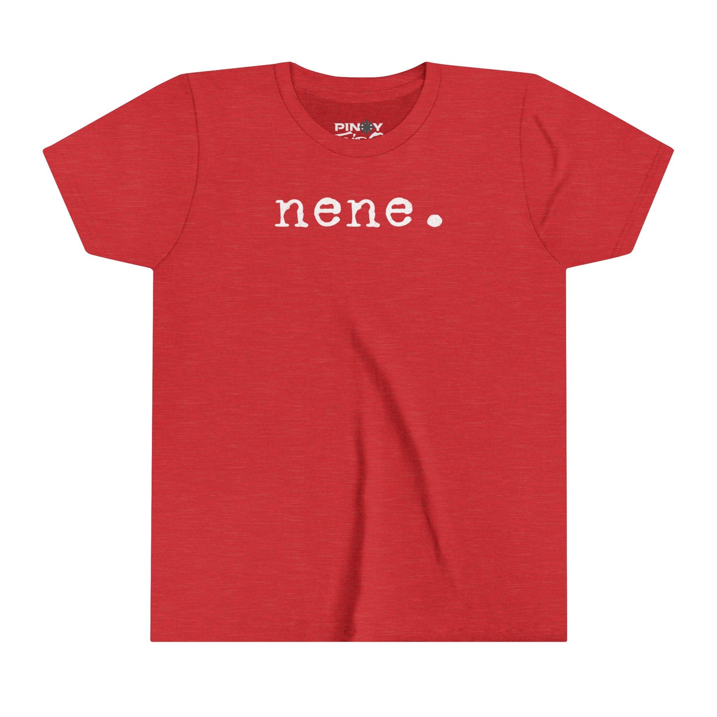 Nene Typewriter Text Youth Tee