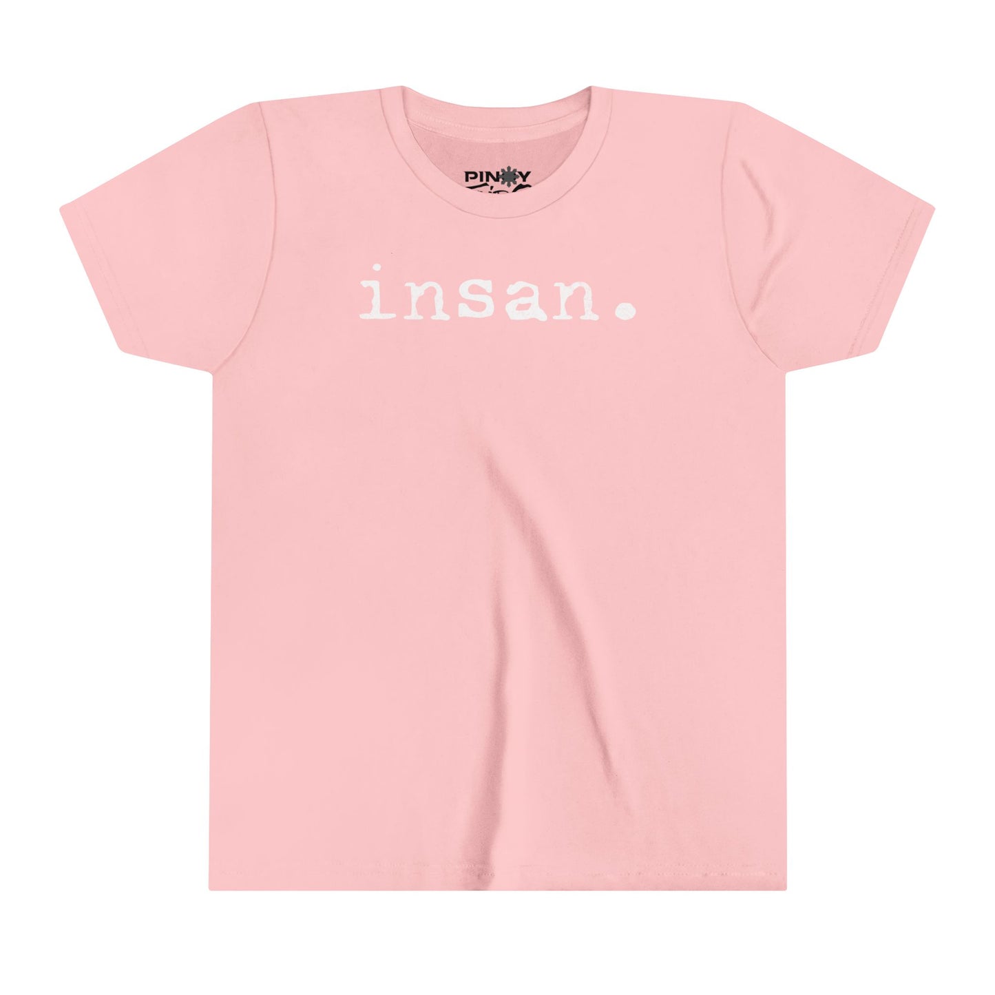 Insan Typewriter Text Youth Tee