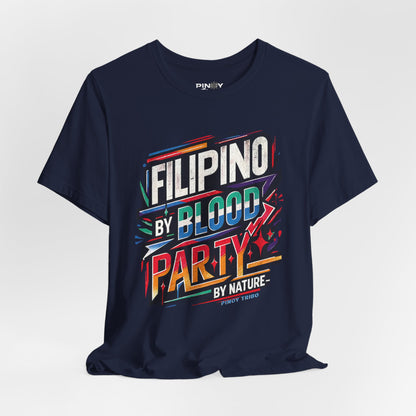 Filipino By Blood Distressed Style Tee (W)