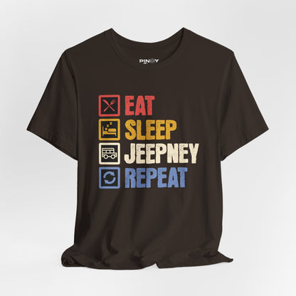 Sleep Jeepney Repeat Vintage Style Tee (W)