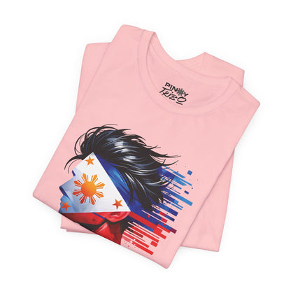 Filipino Face Abstract flag Tee (W)