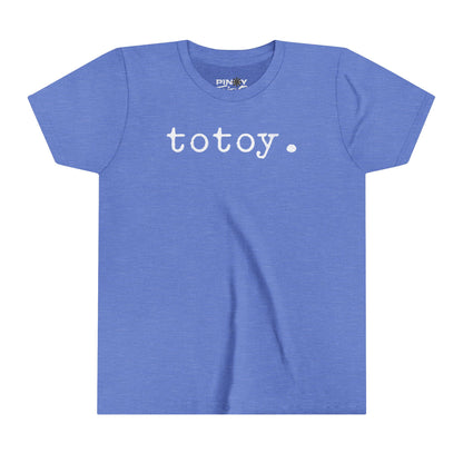 Totoy Typewriter Text Youth Tee