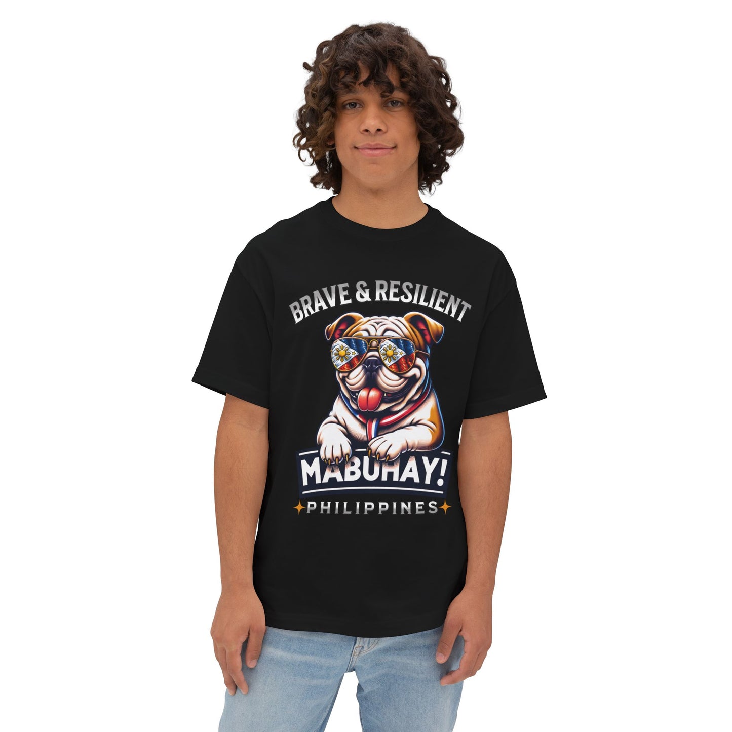 Bulldog Brave & Resilient Streetwear Tee