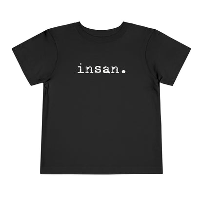 Insan Typewriter Text Toddler Tee