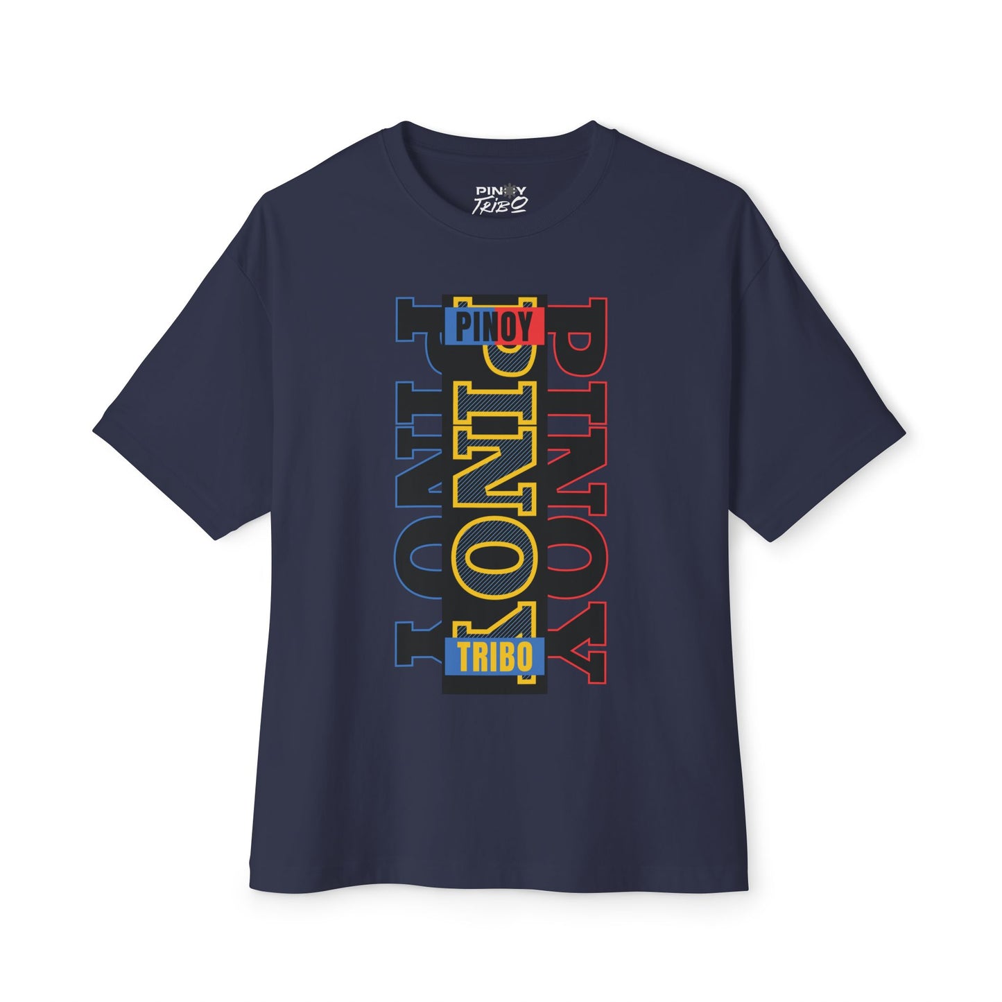 Pinoy Vertical Tri-Color Streetwear Tee