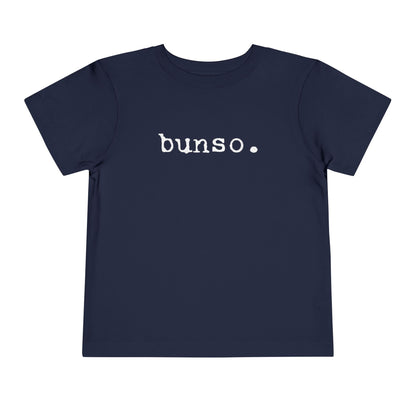 Bunso Typewriter Text Toddler Tee