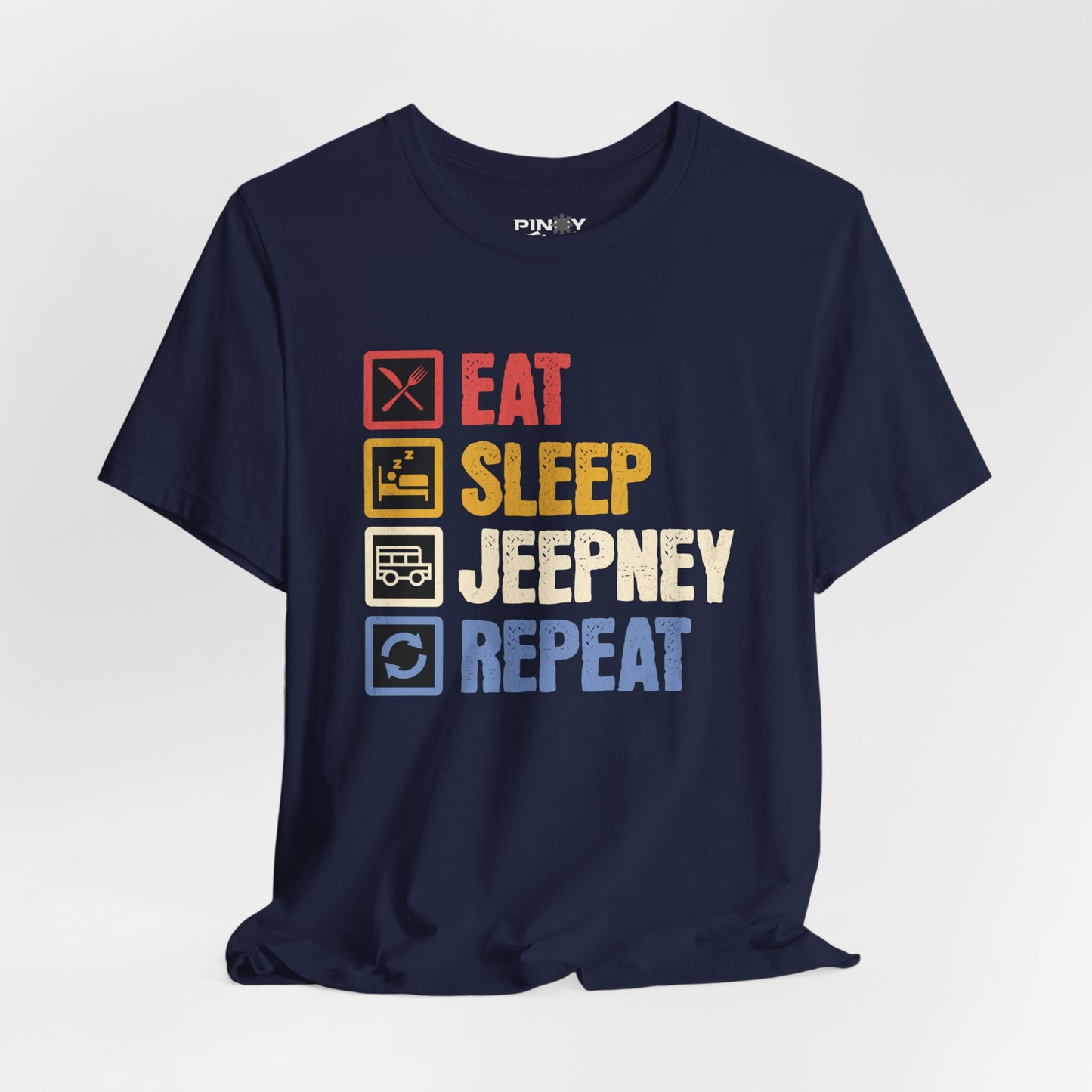 Sleep Jeepney Repeat Vintage Style Tee (W)