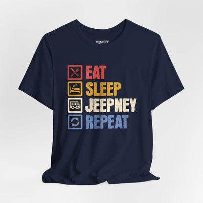 Sleep Jeepney Repeat Vintage Style Tee (W)