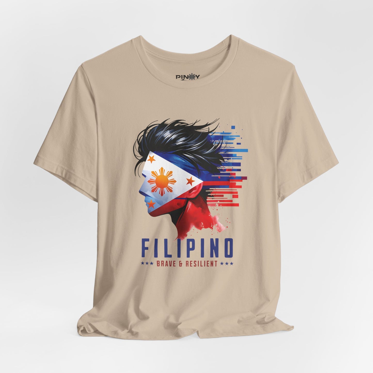 Filipino Face Abstract flag Tee (W)