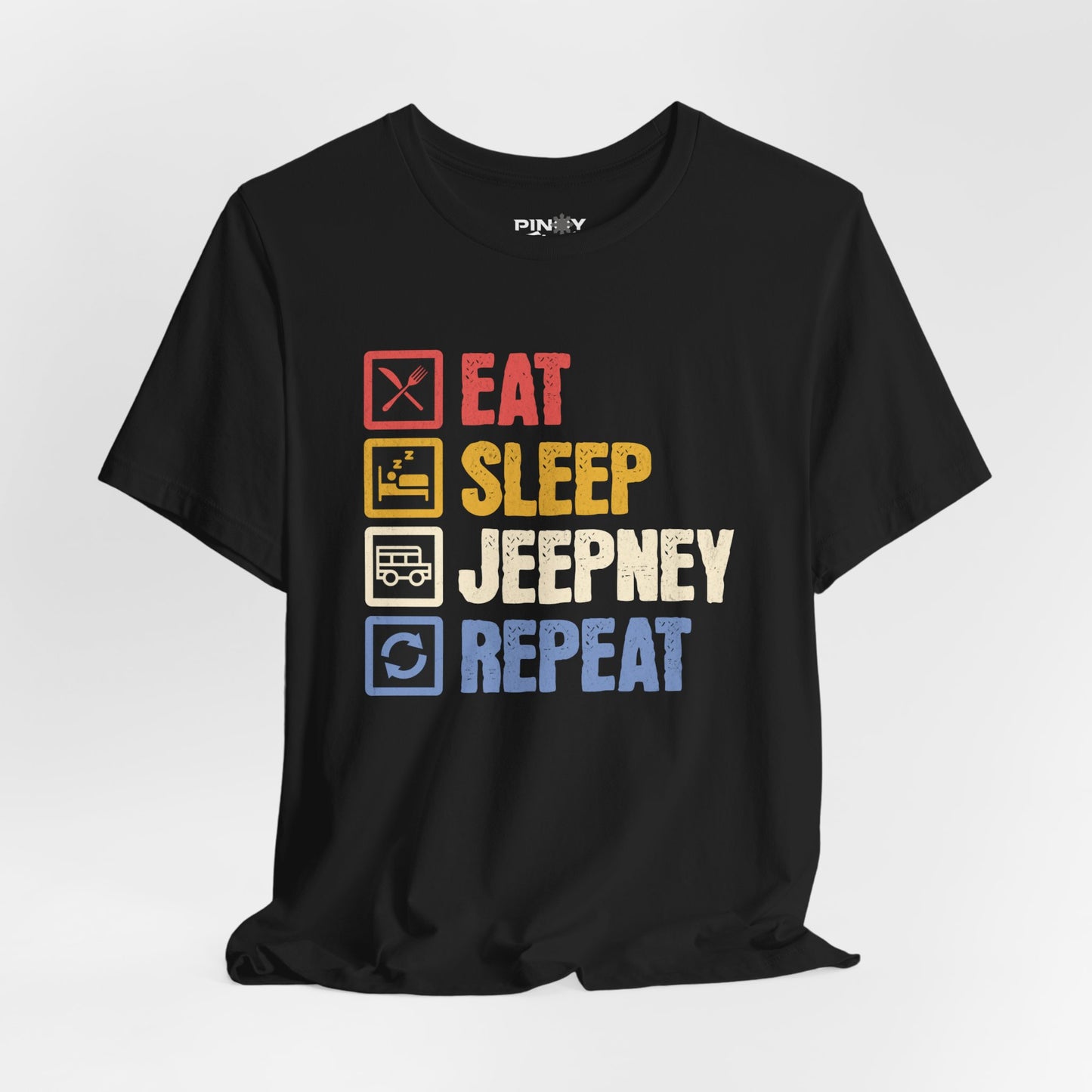 Sleep Jeepney Repeat Vintage Style Tee (W)