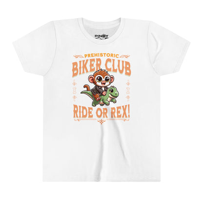 Prehistoric Biker Club Youth Tee