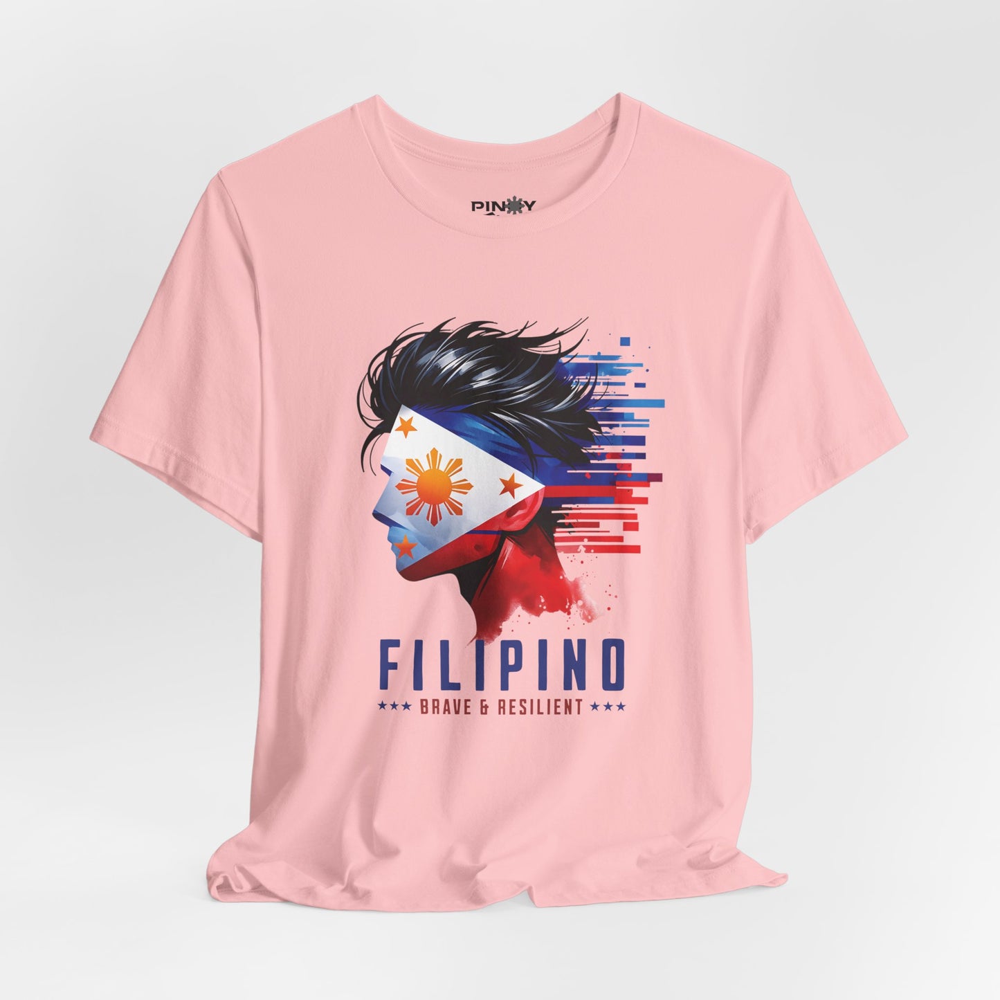 Filipino Face Abstract flag Tee (W)