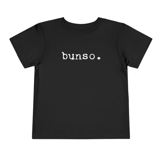 Bunso Typewriter Text Toddler Tee