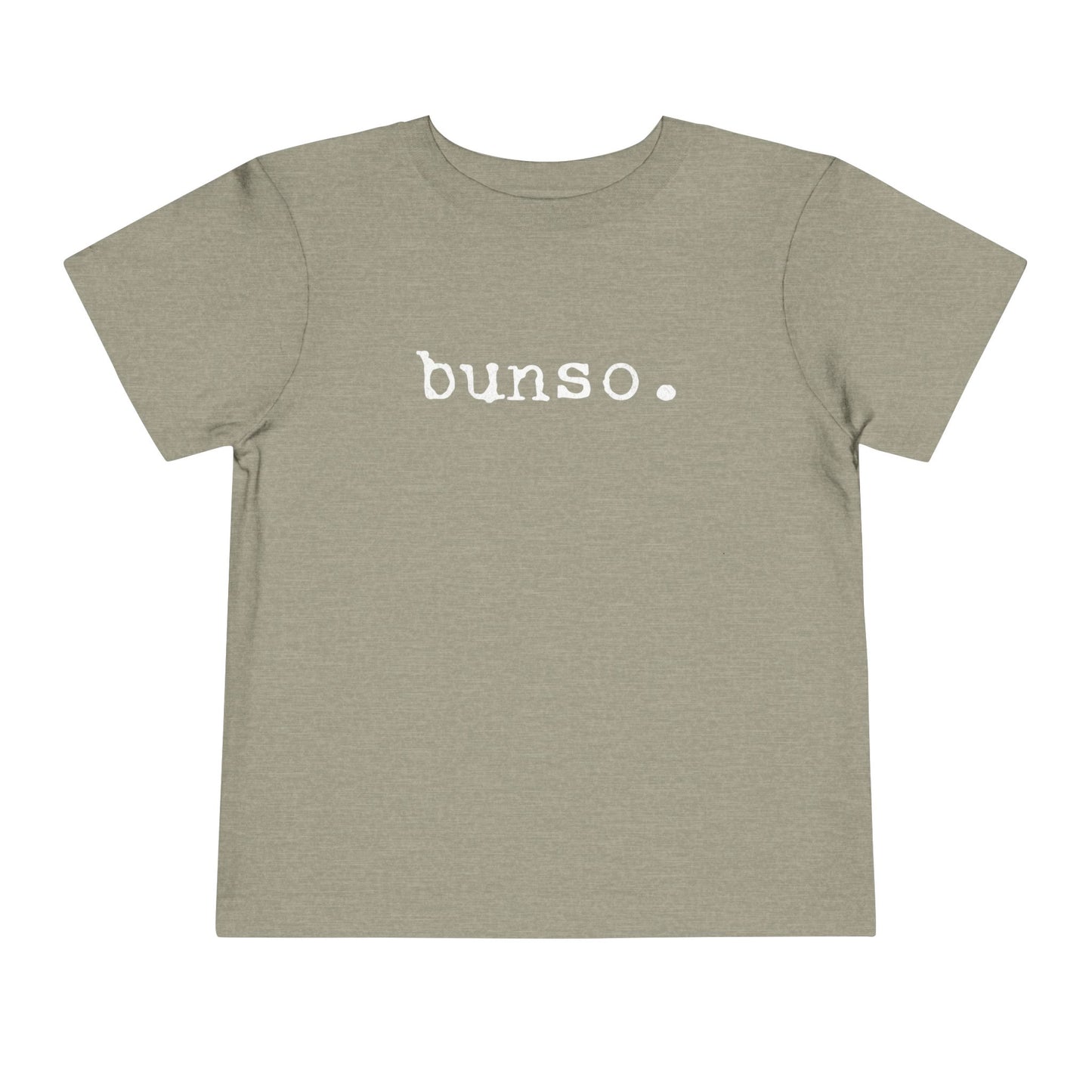 Bunso Typewriter Text Toddler Tee