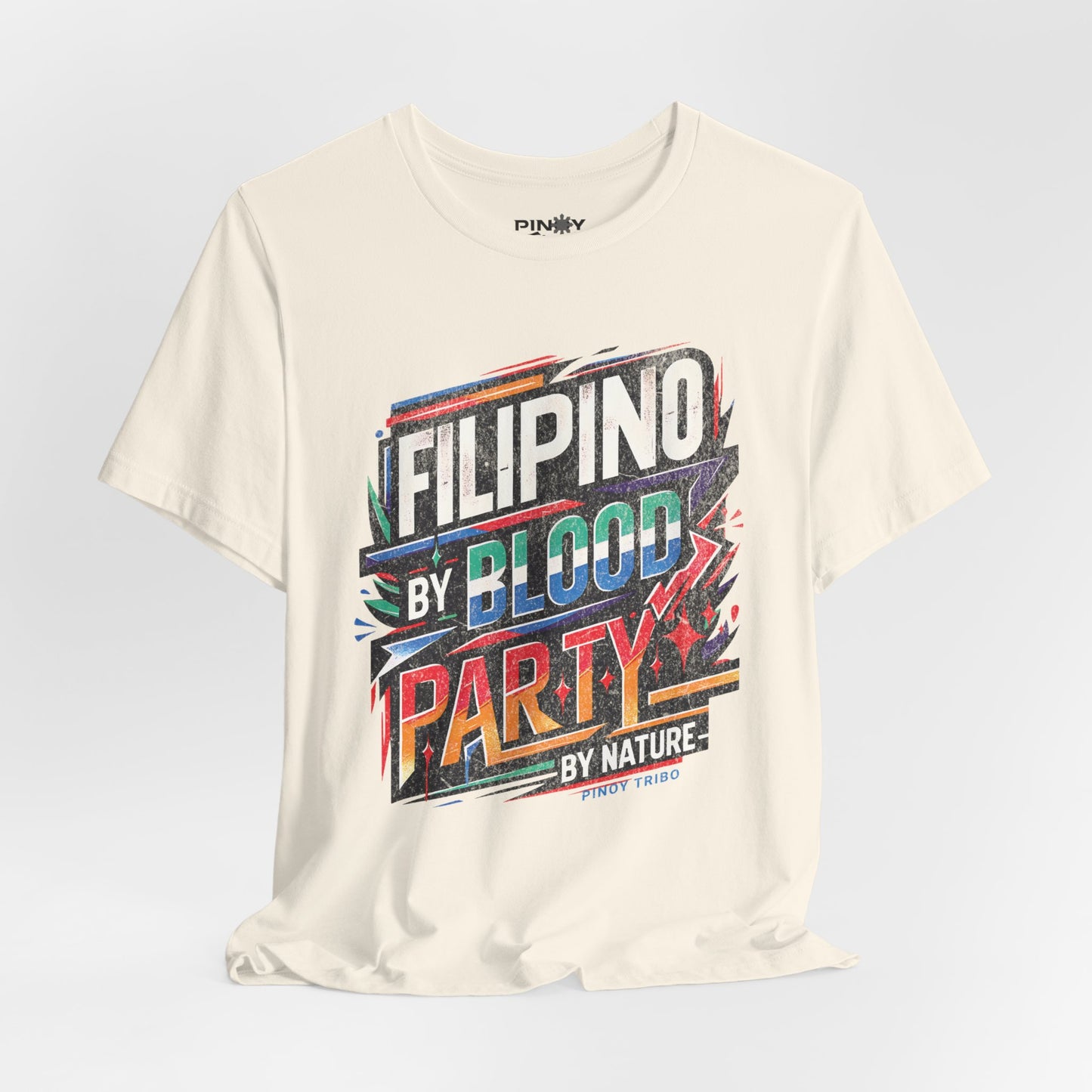 Filipino By Blood Distressed Style Tee (W)