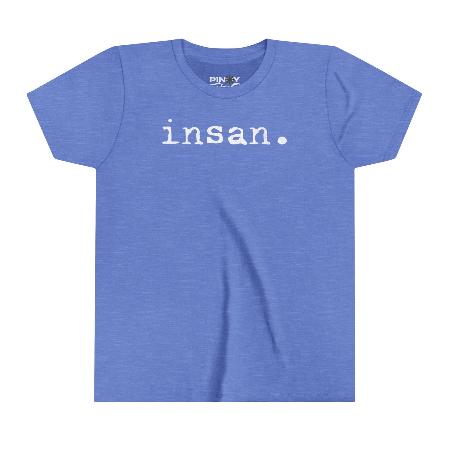 Insan Typewriter Text Youth Tee