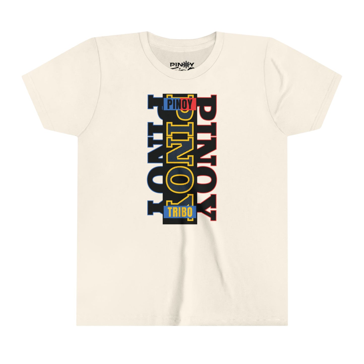 Pinoy Vertical Tri-Color Youth Tee